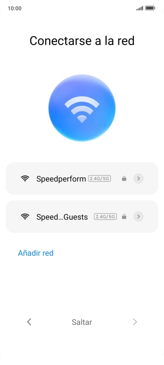 Pulsa la red wifi deseada.