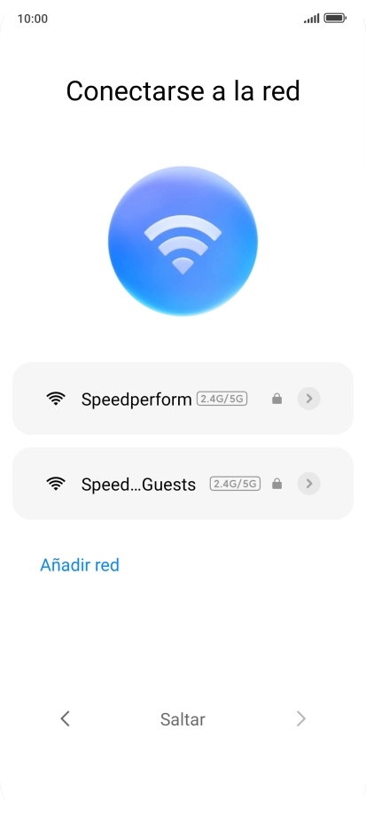 Pulsa la red wifi deseada.