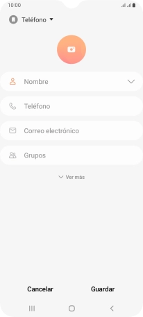 Pulsa la lista desplegable de la guía.