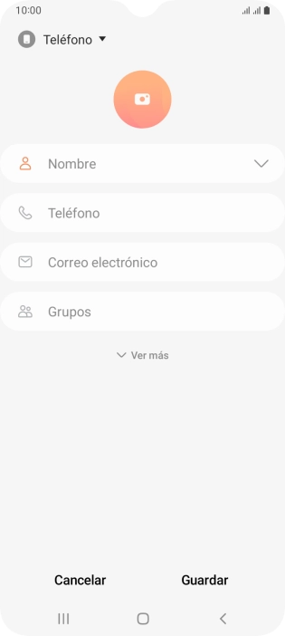 Pulsa la lista desplegable de la guía.
