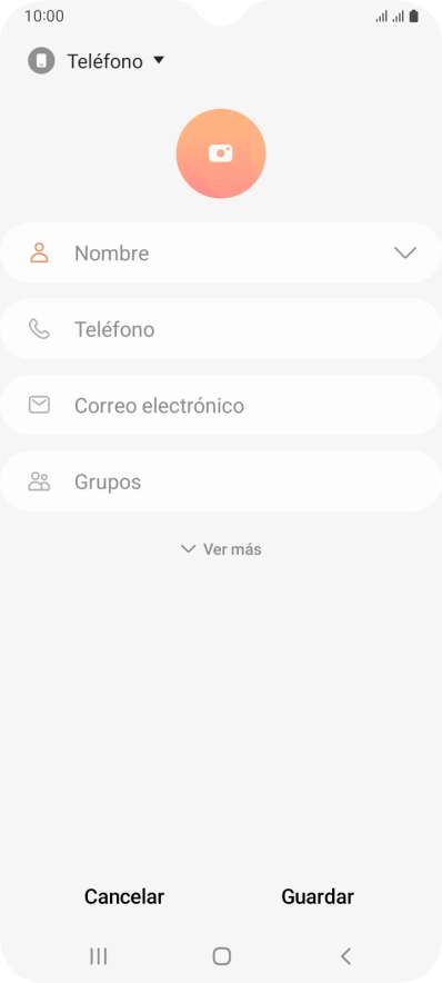 Pulsa la lista desplegable de la guía.