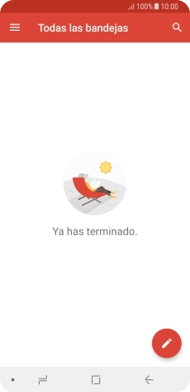 Desliza el dedo hacia la derecha desde la parte izquierda de la pantalla.