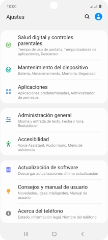 Pulsa Actualización de software.