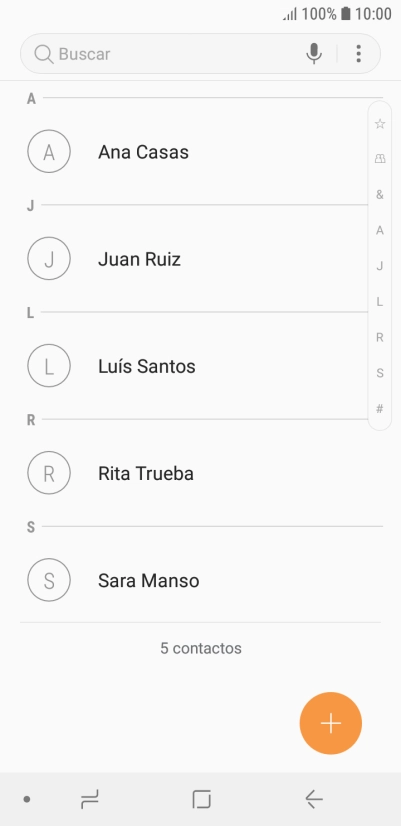 Pulsa el icono de menú.