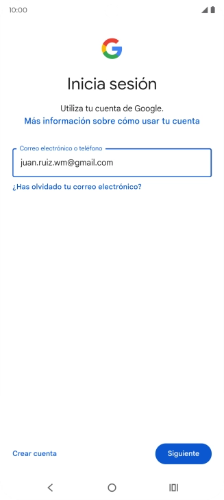 Pulsa Siguiente.