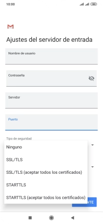 Pulsa Ninguno.