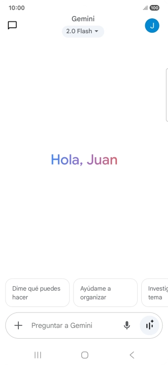 Pulsa el icono de perfil.