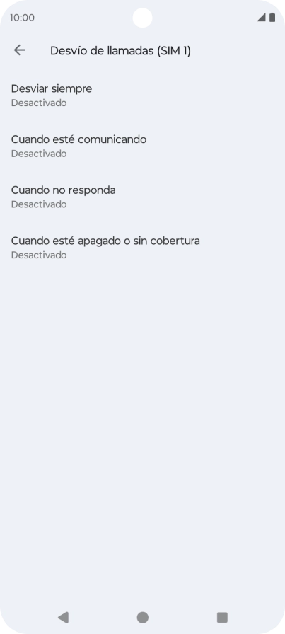 Pulsa la tecla de inicio para terminar y regresar a la pantalla de inicio.