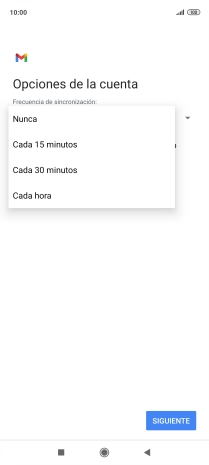 Pulsa el ajuste deseado.