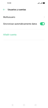 Pulsa Añadir cuenta.