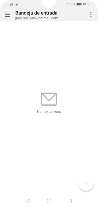 Si aparece en la pantalla esta imagen, tu cuenta de correo electrónico ha sido reconocida y configurada automáticamente. Sigue las indicaciones de la pantalla para introducir más información y terminar la configuración.