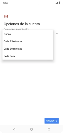 Pulsa el ajuste deseado.
