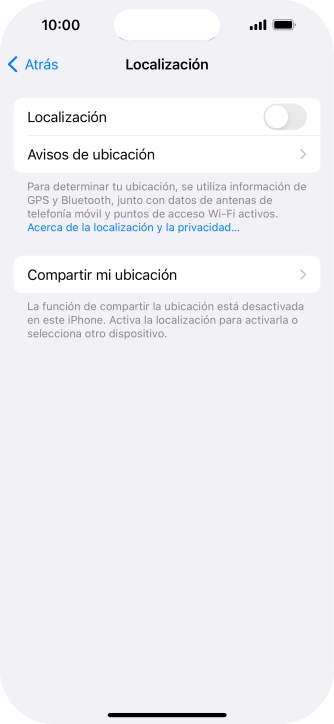 Pulsa el indicador junto a 