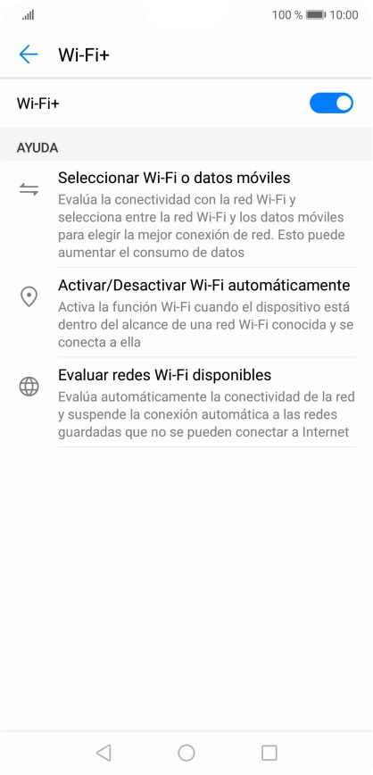 Pulsa el indicador junto a 