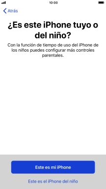Pulsa Este es mi iPhone.