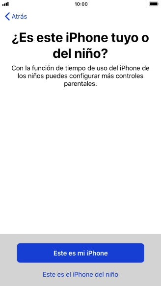 Pulsa Este es mi iPhone.
