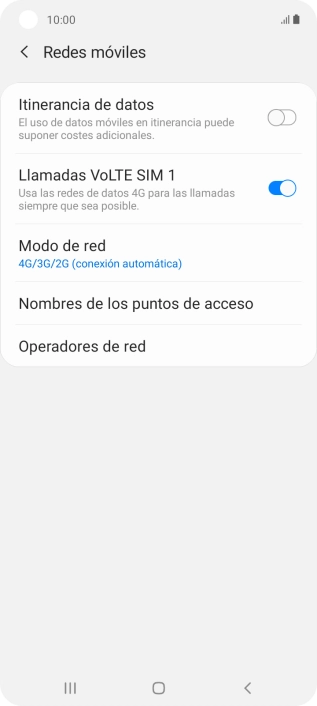 Pulsa el indicador junto a 