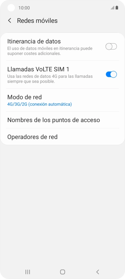 Pulsa el indicador junto a 