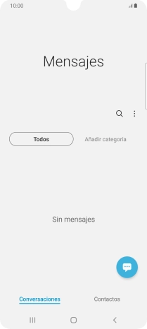 Pulsa el icono de nuevo mensaje.