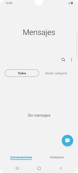 Pulsa el icono de nuevo mensaje.
