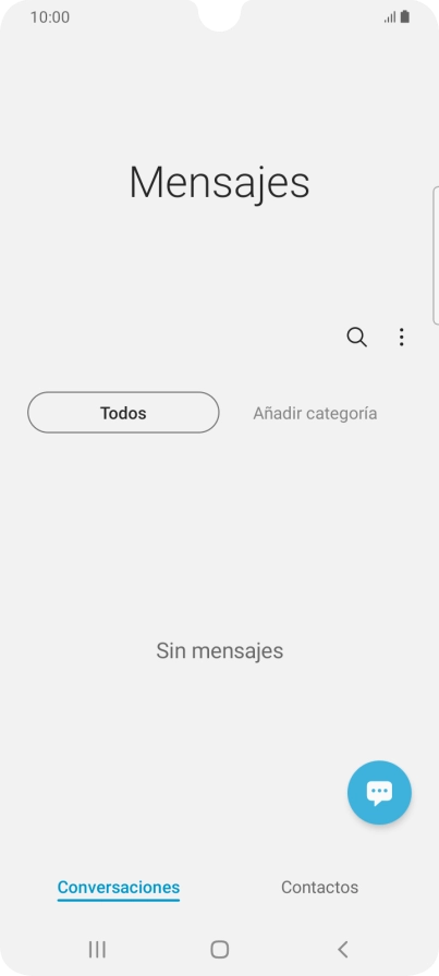 Pulsa el icono de nuevo mensaje.