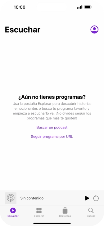 Desliza el dedo hacia arriba desde la parte inferior de la pantalla para terminar y volver a la pantalla de inicio.