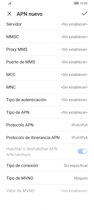 Pulsa Protocolo APN.