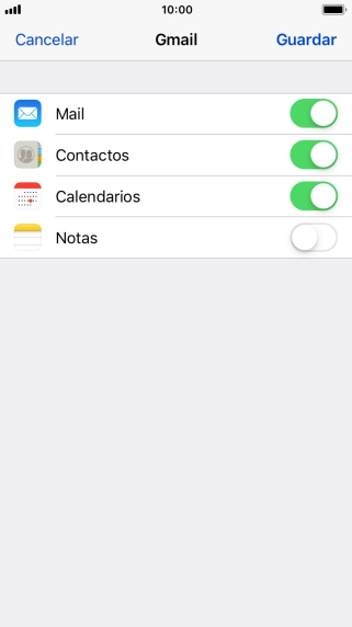 Si aparece en la pantalla esta imagen, tu cuenta de correo electrónico ha sido reconocida y configurada automáticamente. Sigue las indicaciones de la pantalla para introducir más información y terminar la configuración.