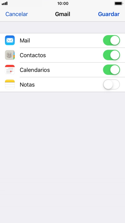 Si aparece en la pantalla esta imagen, tu cuenta de correo electrónico ha sido reconocida y configurada automáticamente. Sigue las indicaciones de la pantalla para introducir más información y terminar la configuración.