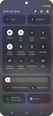 Pulsa el icono de ajustes.