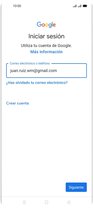 Pulsa Siguiente.