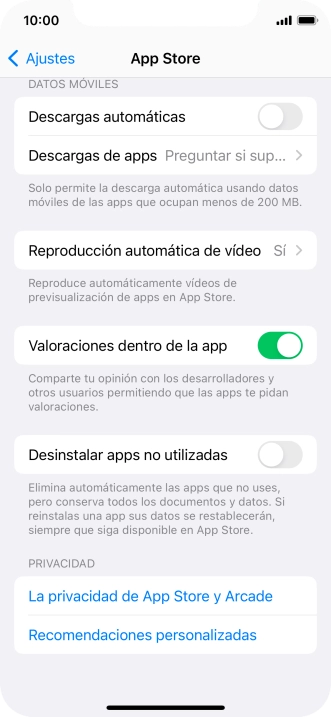 Pulsa el indicador junto a 