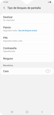 Pulsa Ninguno.