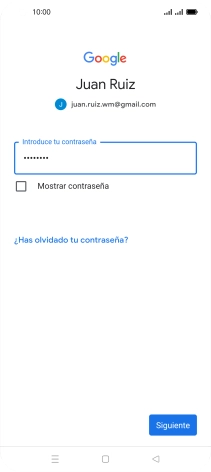 Pulsa Siguiente.