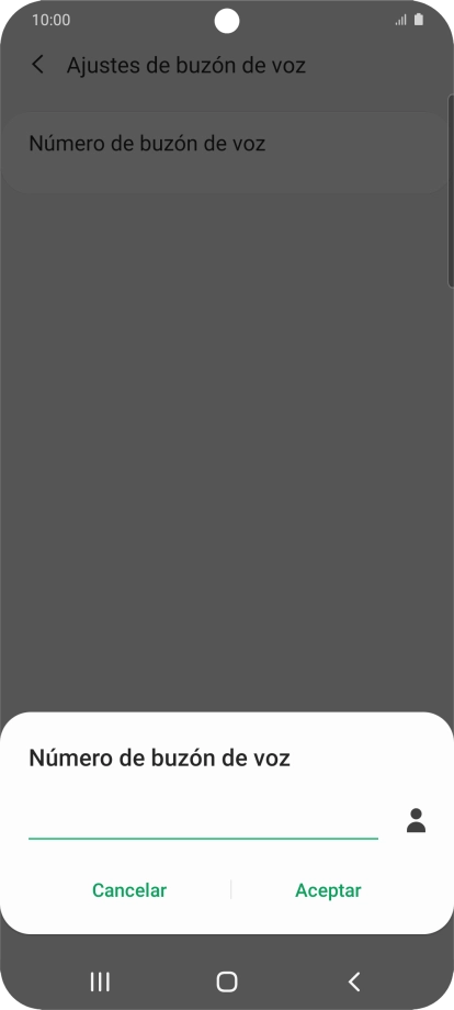 Introduce 22177 y pulsa Aceptar.