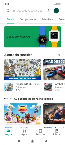 Pulsa el icono de perfil.