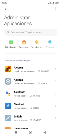 Pulsa la app deseada.