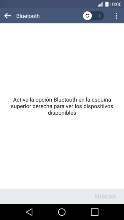 Pulsa el indicador junto a 