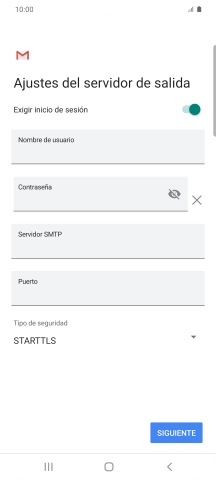 Pulsa el indicador junto a 