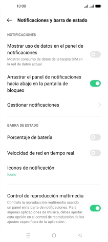 Pulsa Gestionar notificaciones.