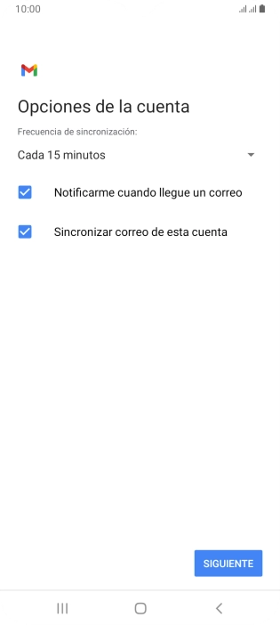 Pulsa la lista desplegable bajo 