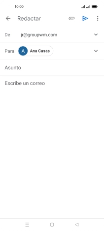 Pulsa Asunto e introduce el asunto deseado.