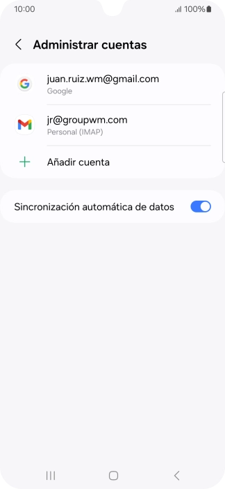 Pulsa el indicador junto a 