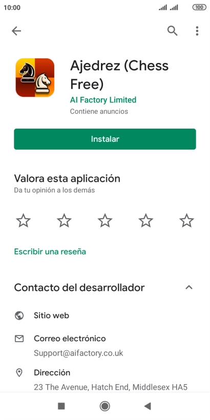 Pulsa la tecla de inicio para terminar y regresar a la pantalla de inicio.