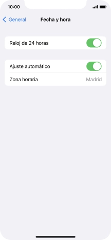 Desliza el dedo hacia arriba desde la parte inferior de la pantalla para terminar y volver a la pantalla de inicio.