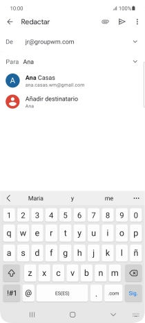 Pulsa el contacto deseado.