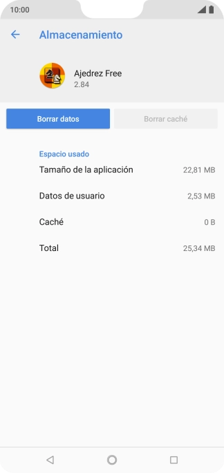 Pulsa la tecla de inicio para terminar y regresar a la pantalla de inicio.