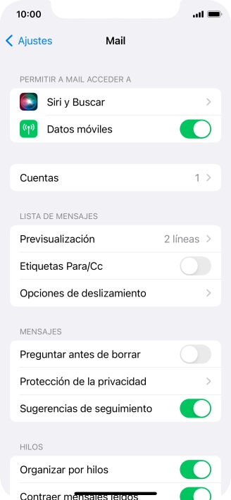 Pulsa Cuentas.