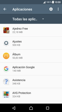 Pulsa la app deseada.