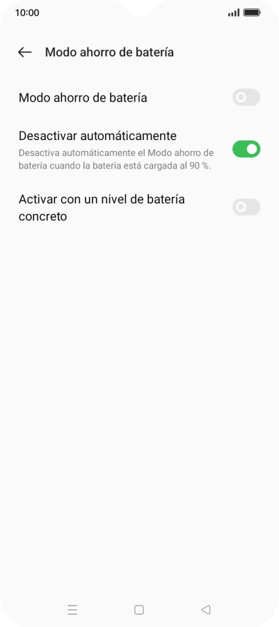 Pulsa el indicador junto a 